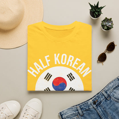 Half Korean T-Shirt — "Proud of Who I Am" Heritage Tee