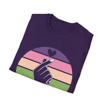 Hand Heart Unisex Softstyle T-Shirt - Love Vibes for Every Occasion