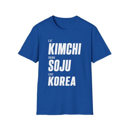 EAT KIMCHI DRINK SOJU LOVE KOREA T-SHIRT