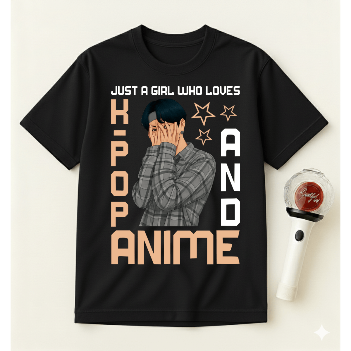 K-POP AND ANIME T-SHIRT