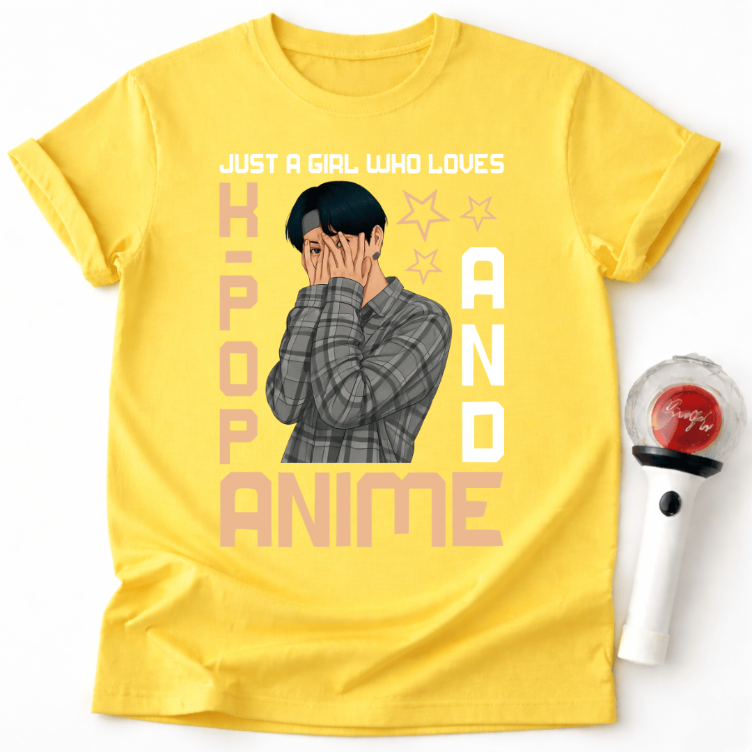 K-POP- UND ANIME-T-SHIRT