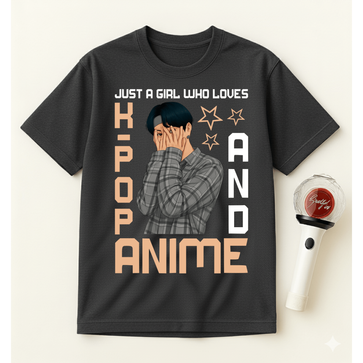 K-POP AND ANIME T-SHIRT