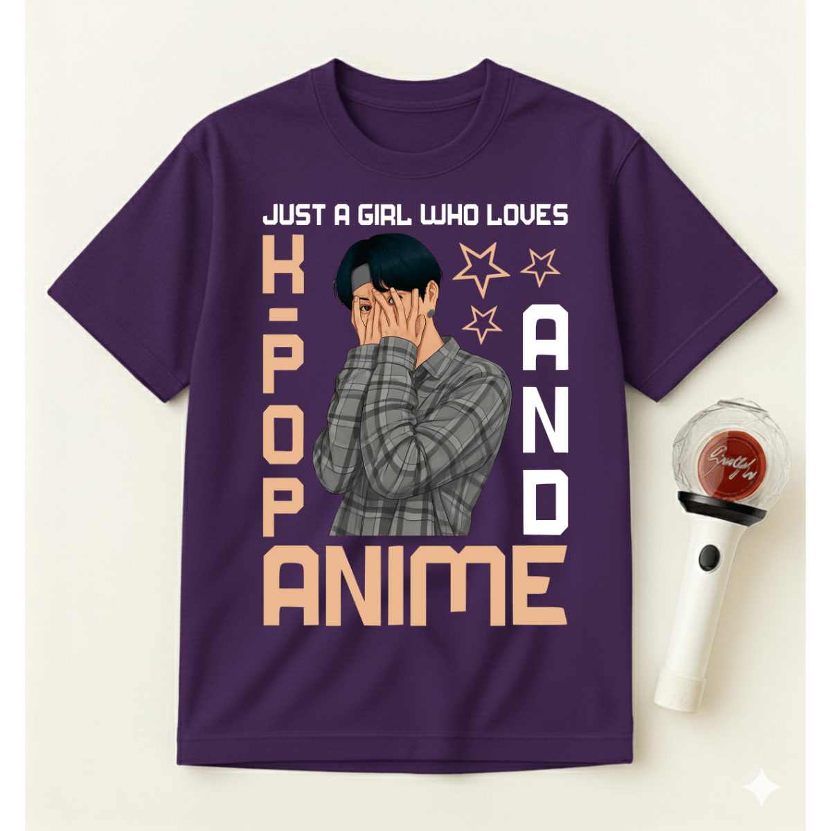 K-POP AND ANIME T-SHIRT