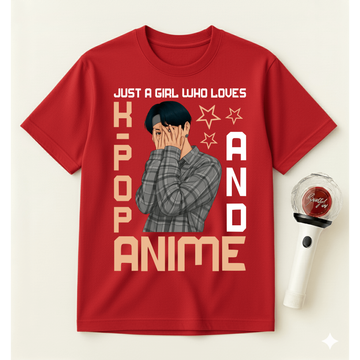 K-POP AND ANIME T-SHIRT