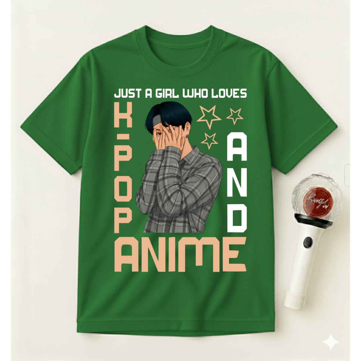 K-POP AND ANIME T-SHIRT