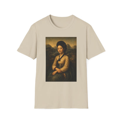 Portrait Tee — Vintage Asian Woman Oil Painting Graphic T-Shirt