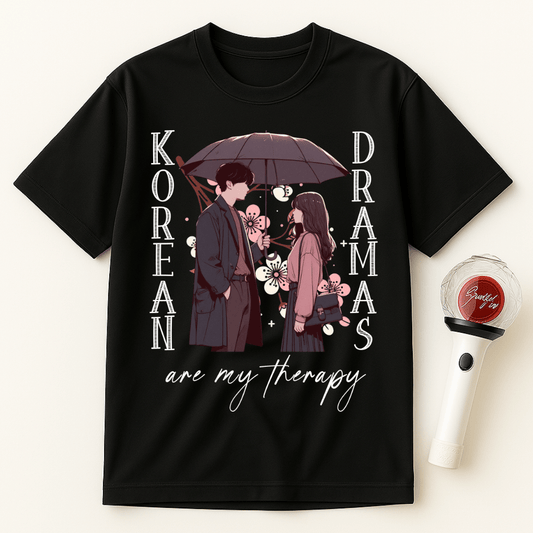 KOREAN DRAMAS ARE MY THERAPY UNISEX T-SHIRT