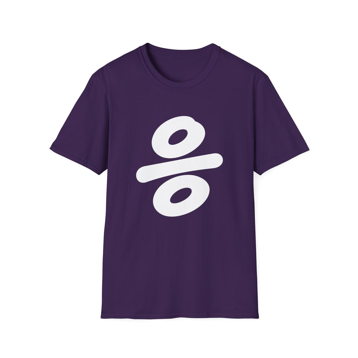 Percent Symbol Graphic T‑Shirt — Minimal Symbol Tee
