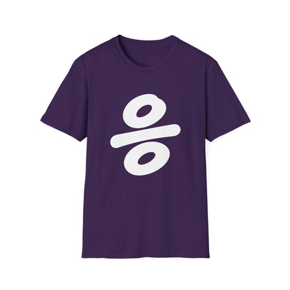 Percent Symbol Graphic T‑Shirt — Minimal Symbol Tee