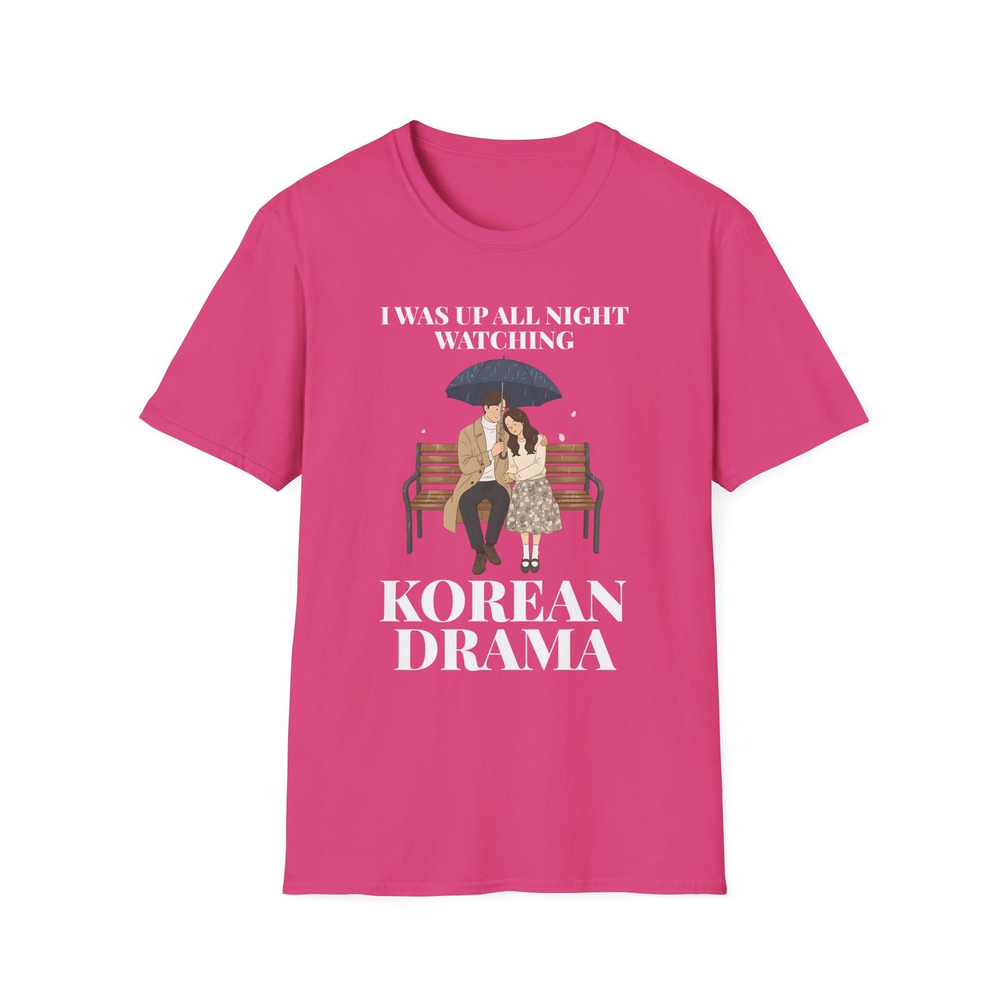 Korean Drama T-Shirt — "I Was Up All Night Watching" Fan Tee
