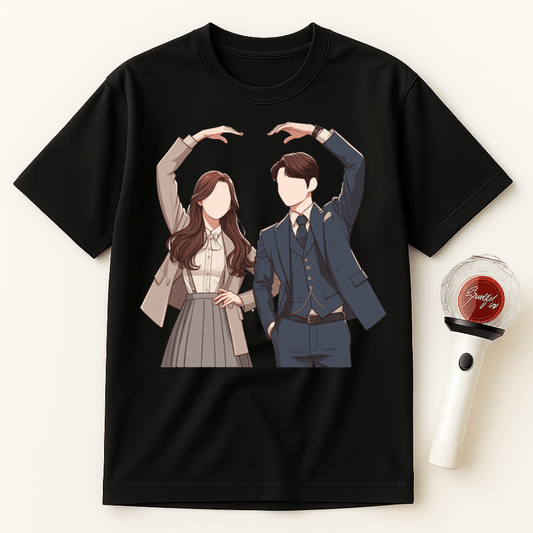 K-DRAMA COUPLE POSE UNISEX T-SHIRT