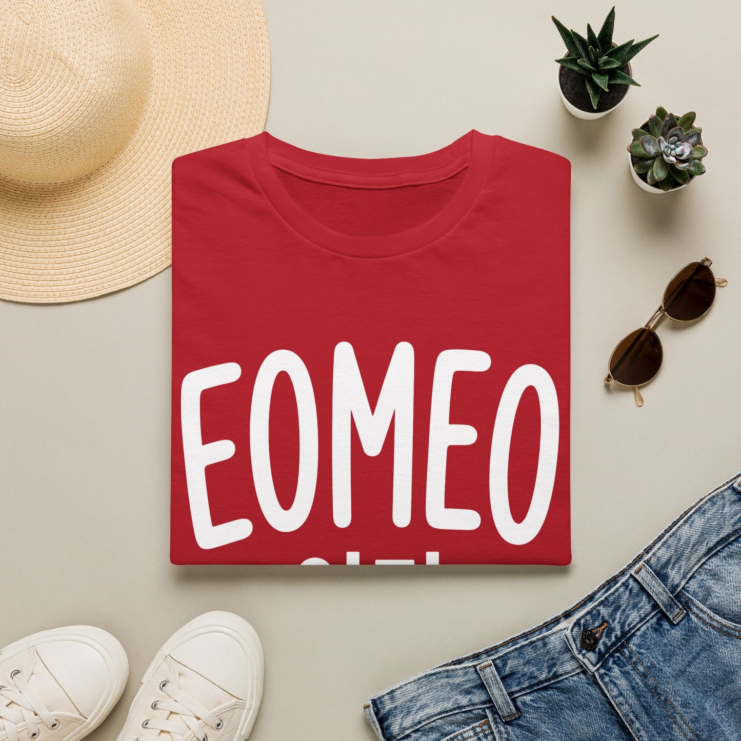 EOMEO 어머 Graphic T-Shirt — Korean Phrase Casual Tee