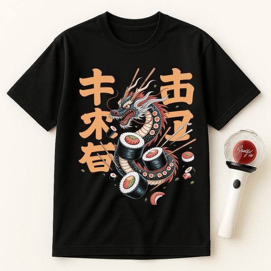 SUSHI DRAGON ROLL UNISEX T-SHIRT