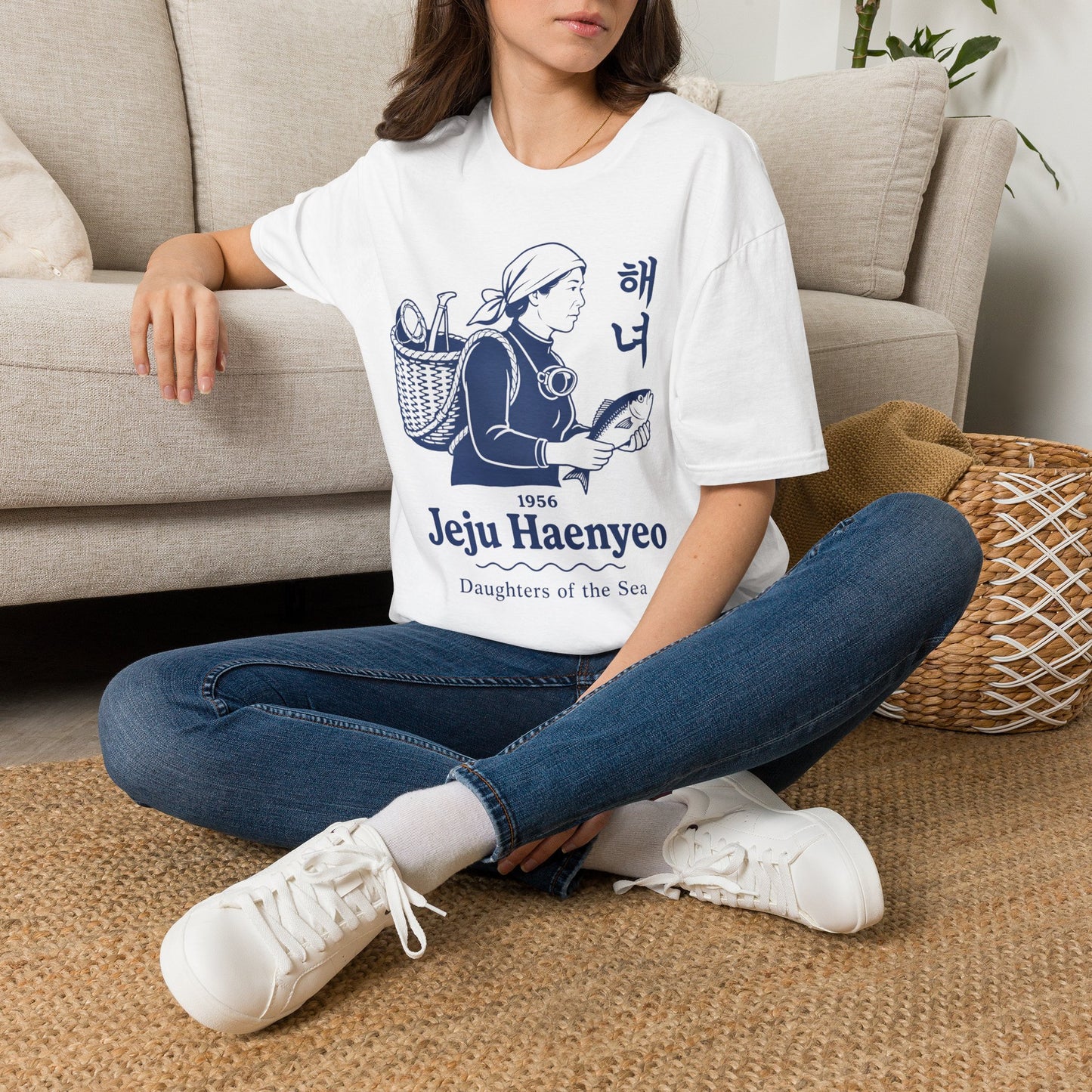 Haenyeo Diver T-Shirt — Jeju Haenyeo Daughters of the Sea Tee