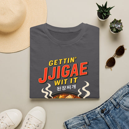 T-Shirt — "Gettin' Jjigae Wit It" Korean Stew Graphic Tee
