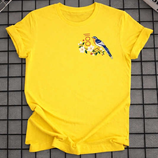 Vogel & Blüten T-Shirt
