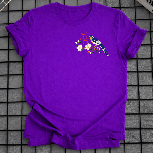 Vogel & Blüten T-Shirt