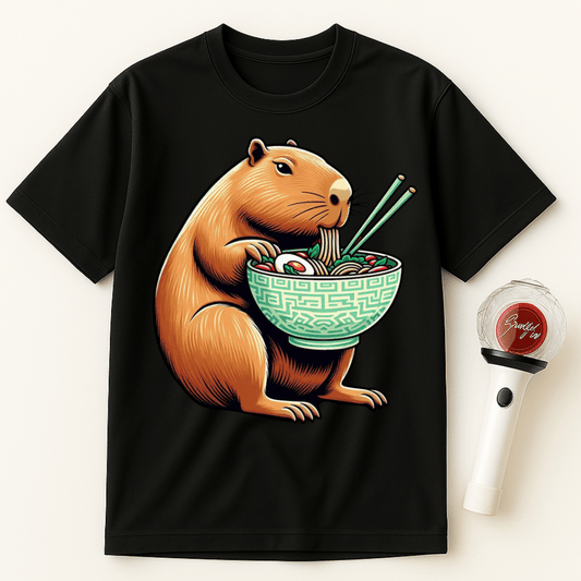 CAPYBARA NOODLE UNISEX T-SHIRT