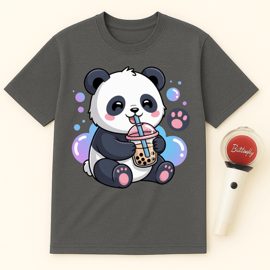 PANDA BOBA TEA UNISEX T-SHIRT