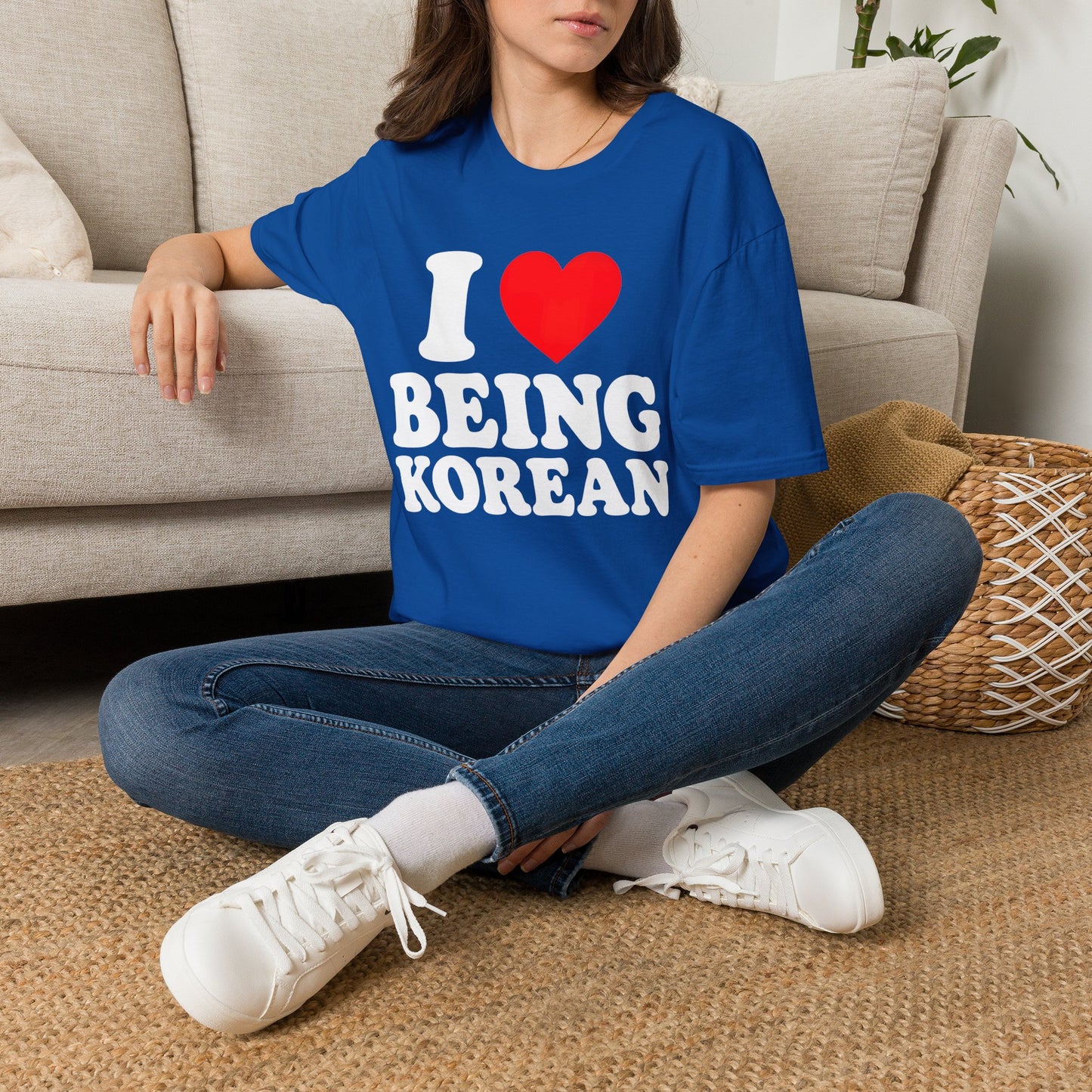 I LOVE BEING KOREAN T-SHIRT