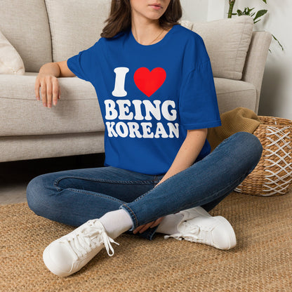 I LOVE BEING KOREAN T-SHIRT