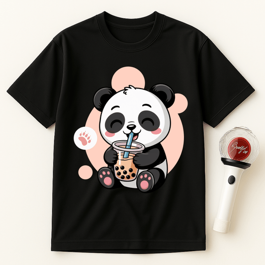PANDA BUBBLE TEA UNISEX T-SHIRT