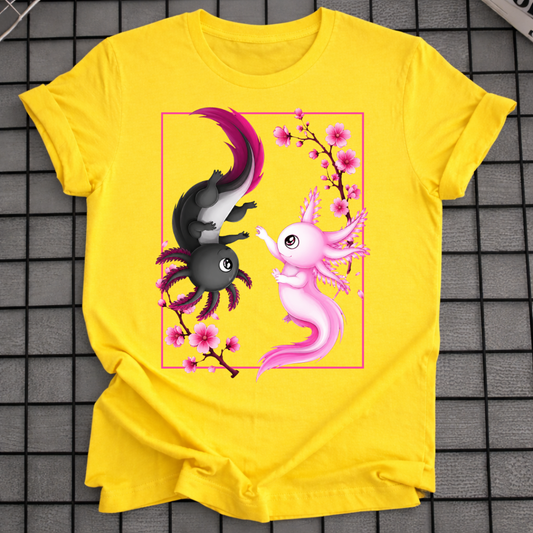 AXOLOTL YIN YANG T-SHIRT
