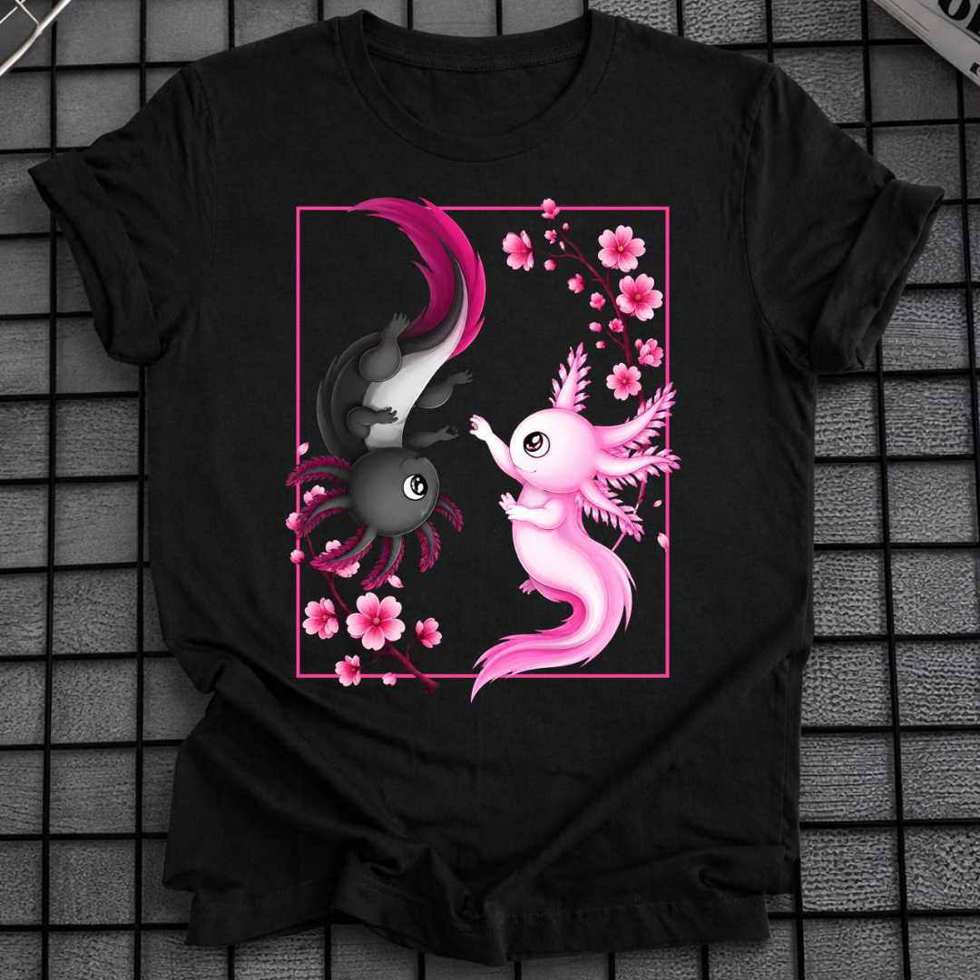 AXOLOTL YIN YANG T-SHIRT