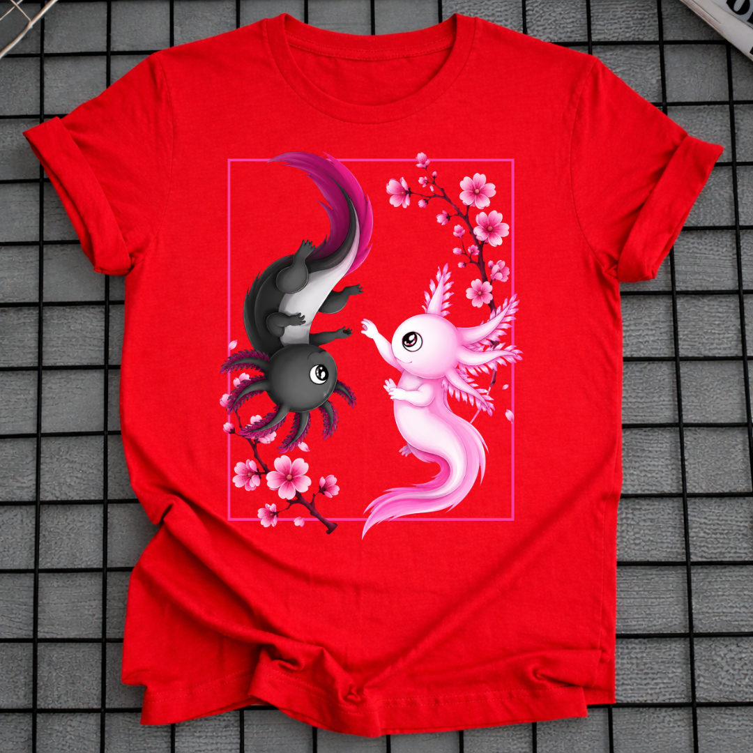 AXOLOTL YIN YANG T-SHIRT