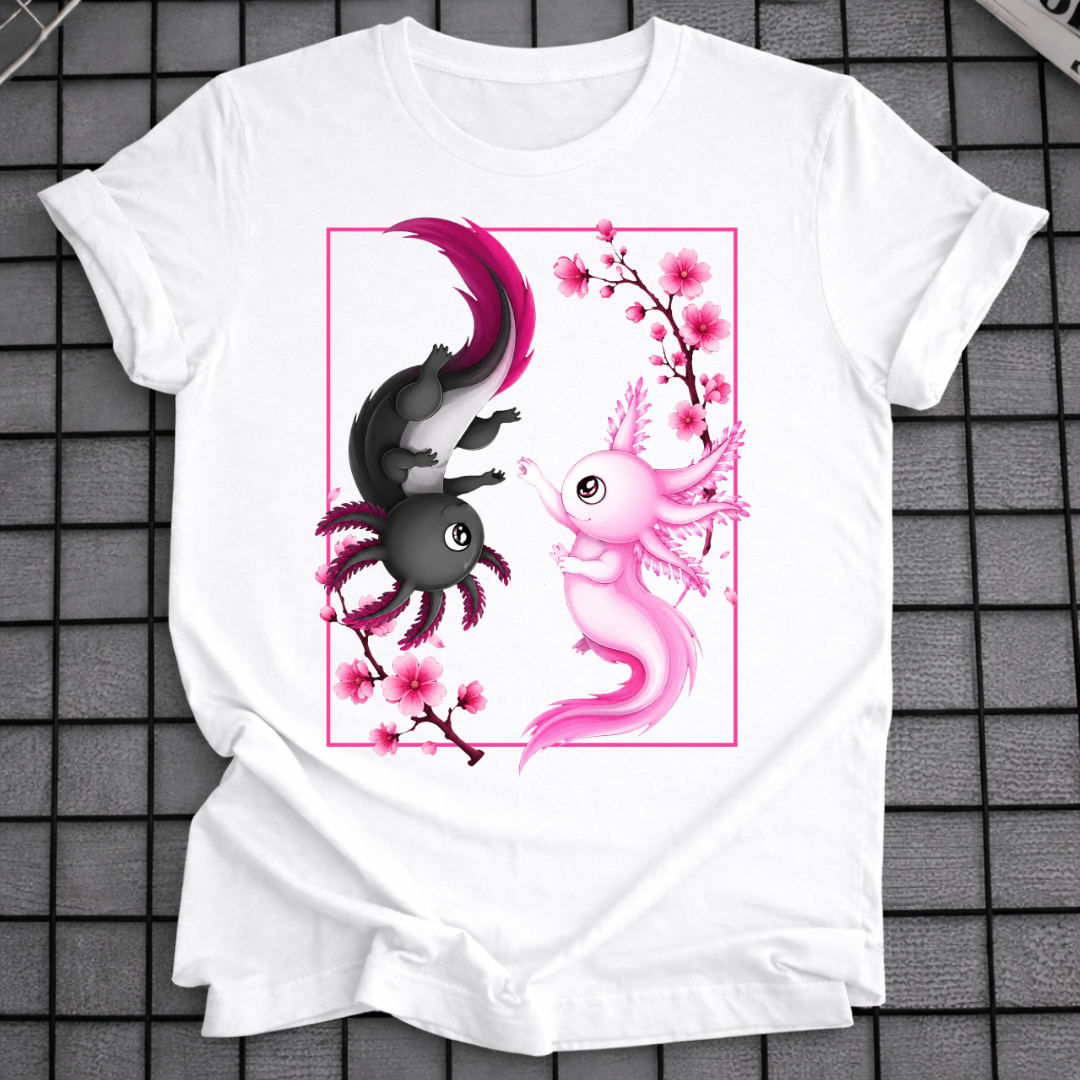 AXOLOTL YIN YANG T-SHIRT