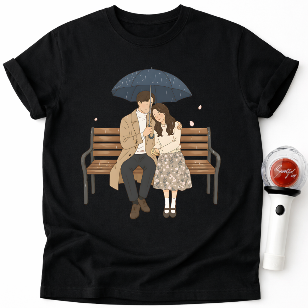 PAAR AUF DER BANK T-SHIRT