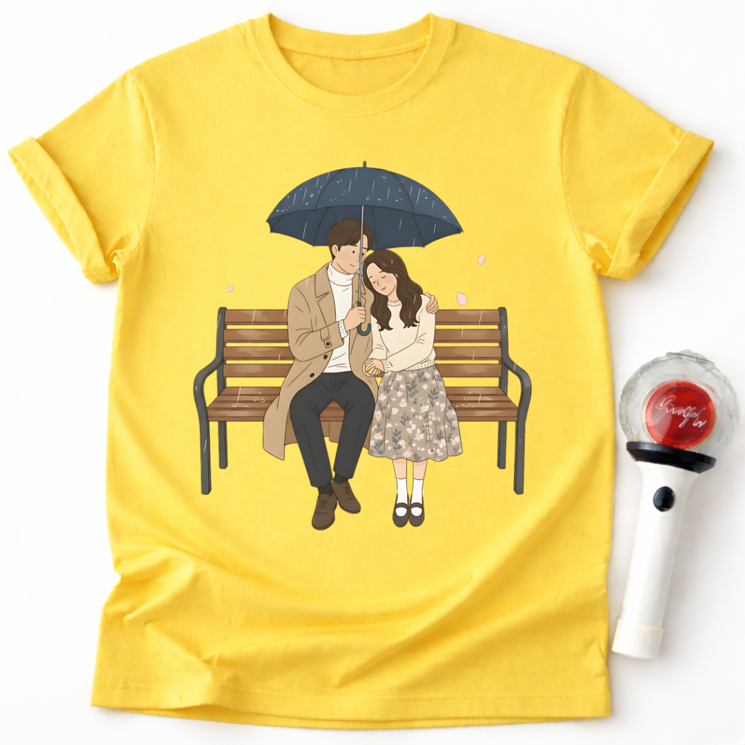 PAAR AUF DER BANK T-SHIRT