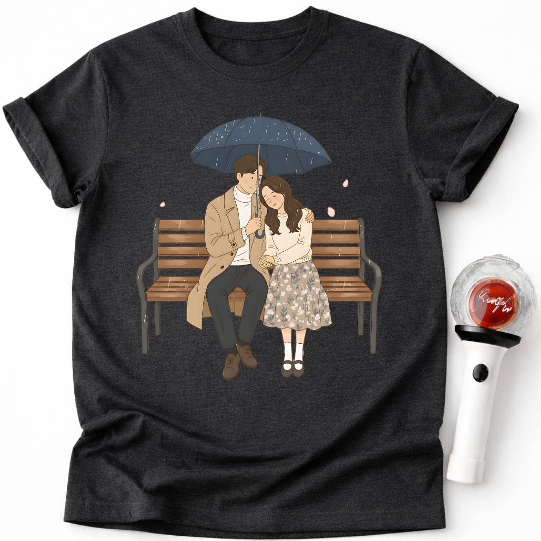 PAAR AUF DER BANK T-SHIRT