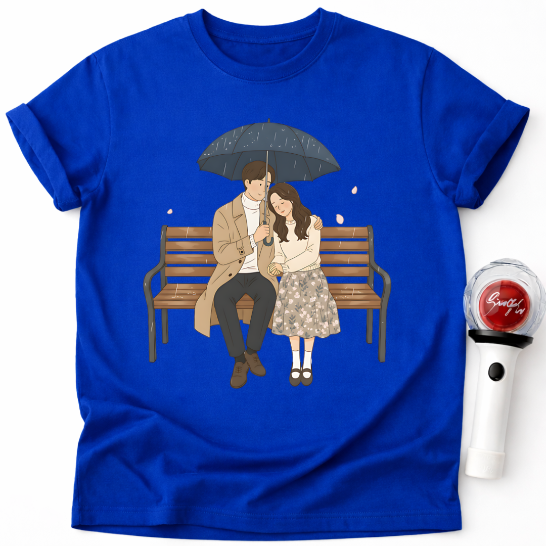 PAAR AUF DER BANK T-SHIRT