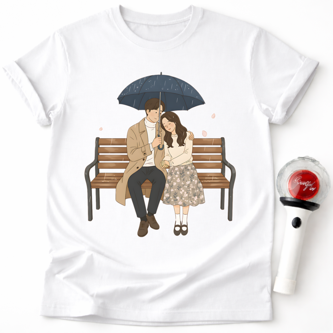 PAAR AUF DER BANK T-SHIRT