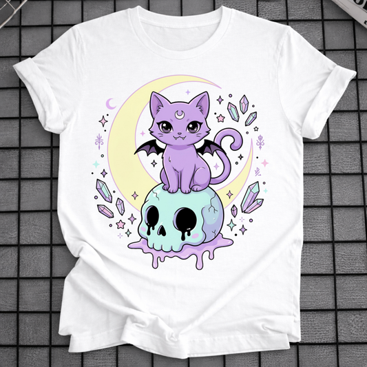 PASTEL GOTH CAT T-SHIRT