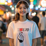 k-Pop, korean, Music, kpop, finger heart, concert, kdrama, k pop gifts teen Girl, k-Pop merch, bts merchandise, 
stray kids merch, bts, kpop Shirt, blackpink merch, stray kids Shirt, ateez merch, kpop merch, bts merch